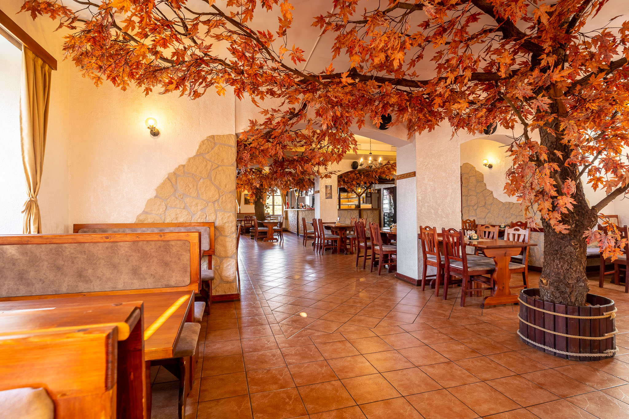 Interiér restaurace