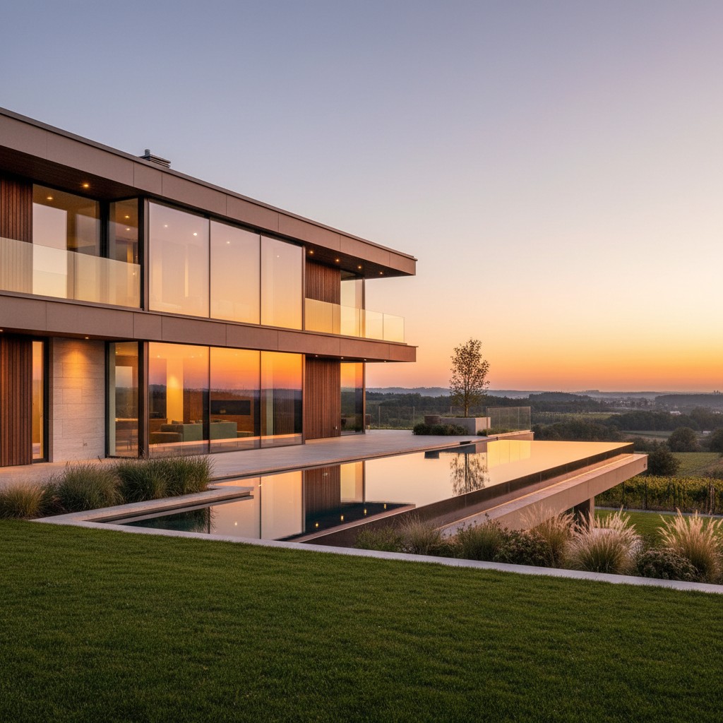 Designová vila s bazénem